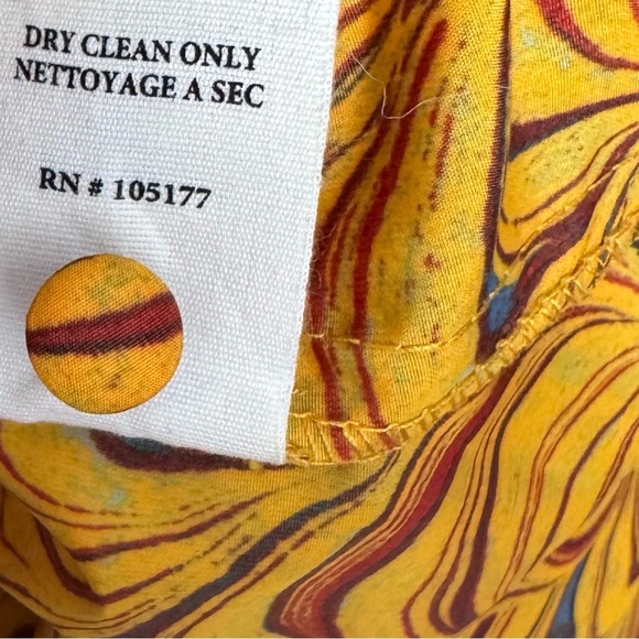 Ulla Johnson Lorena Top Blouse Yellow Taffeta Puff Sleeve - Picture 6 of 11